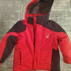 Spyder kids snow jacket size 4